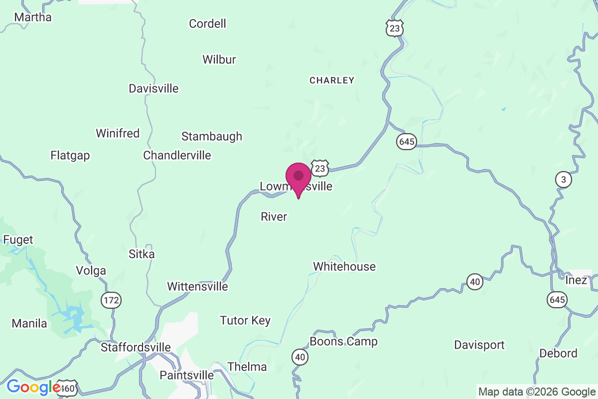 Lowmansville map