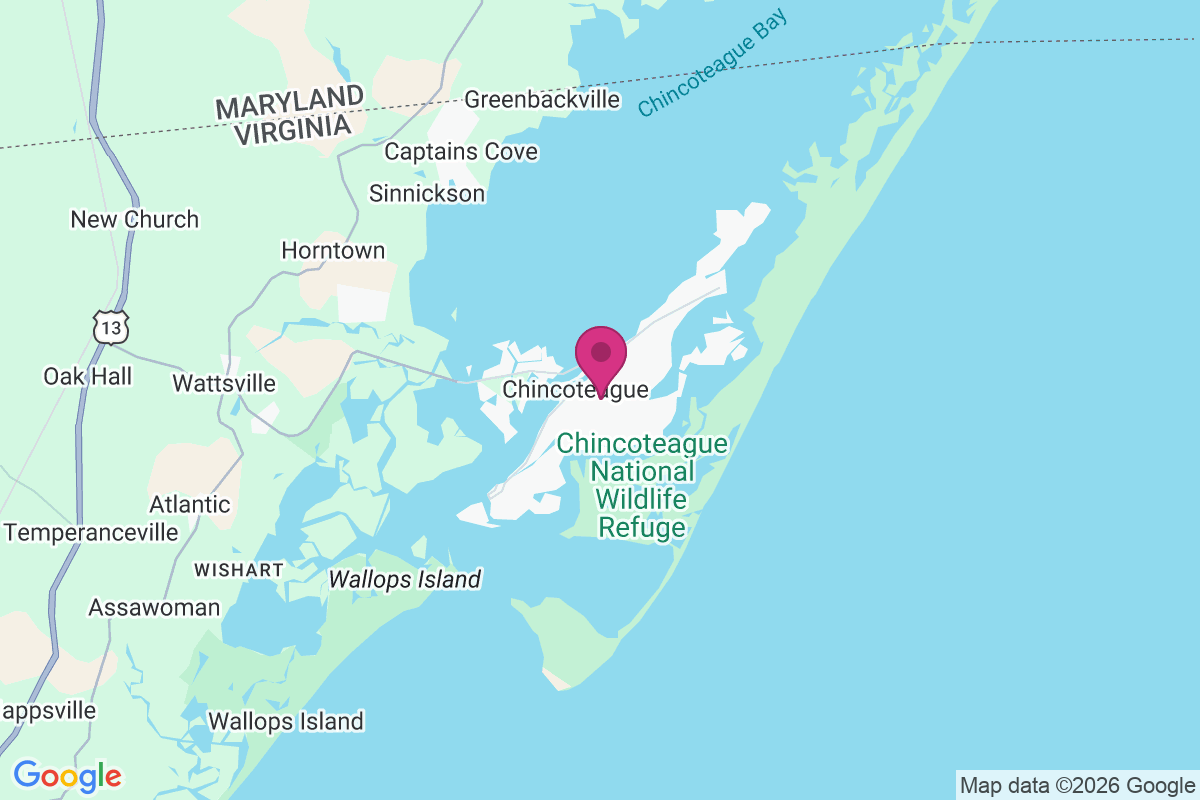 Chincoteague map