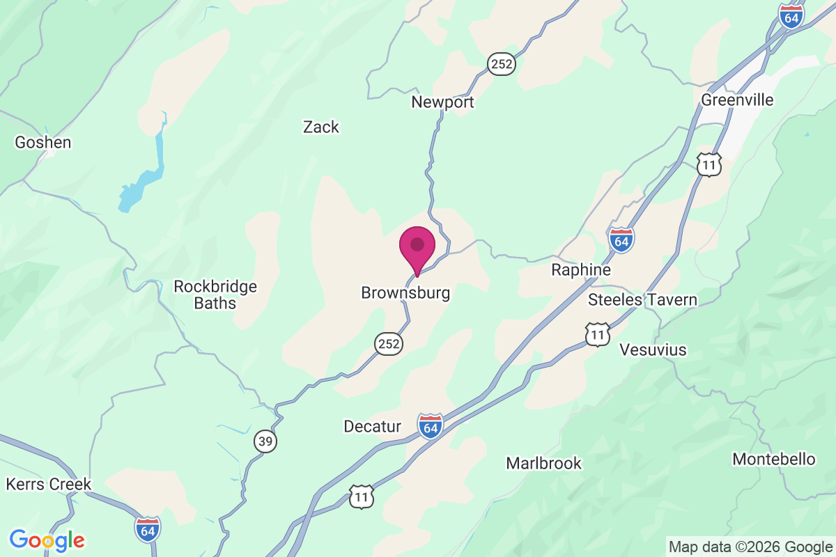 Rockbridge Baths map
