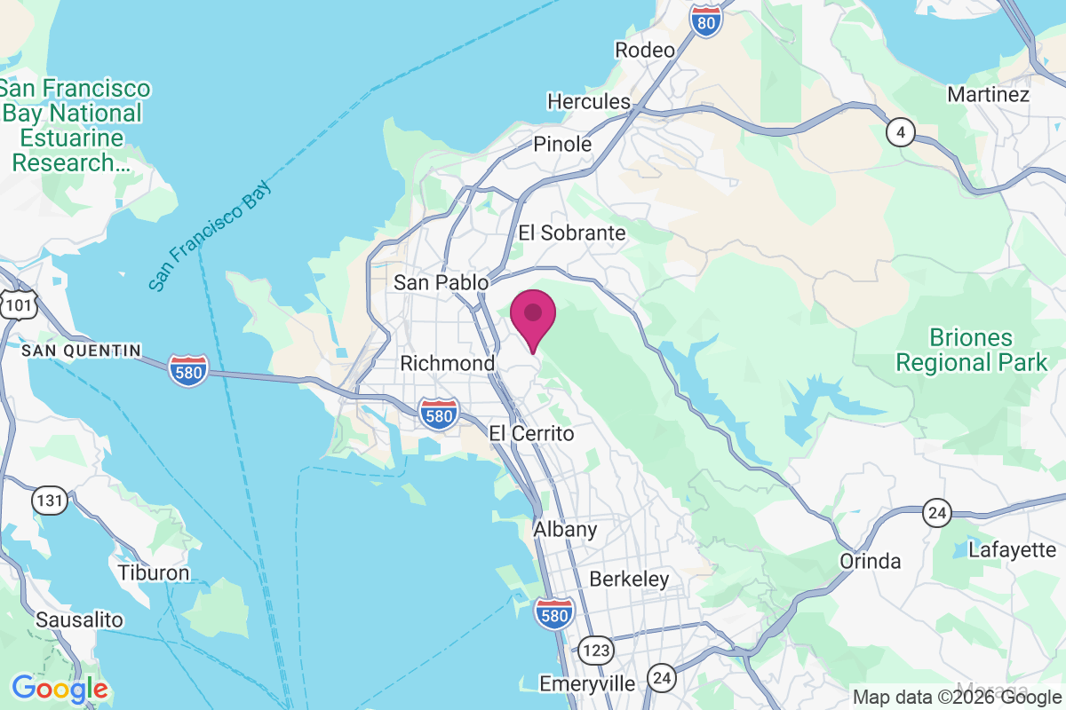 East Richmond map