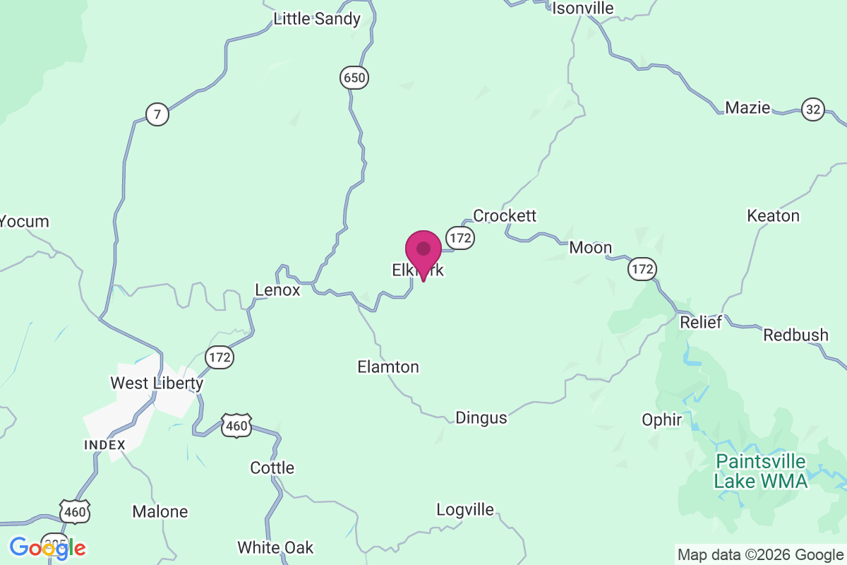 Elkfork map