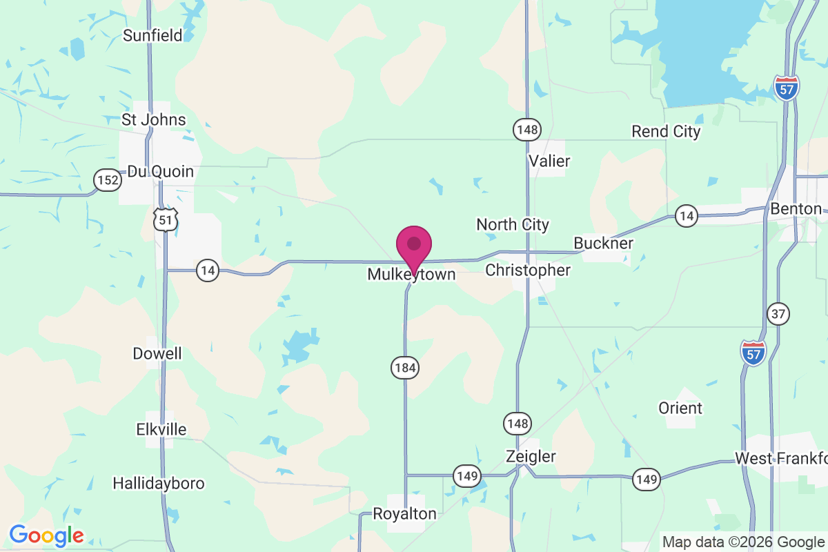 Mulkeytown map