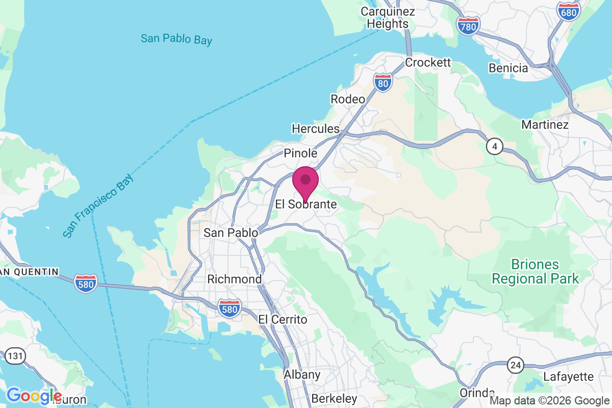 El Sobrante map