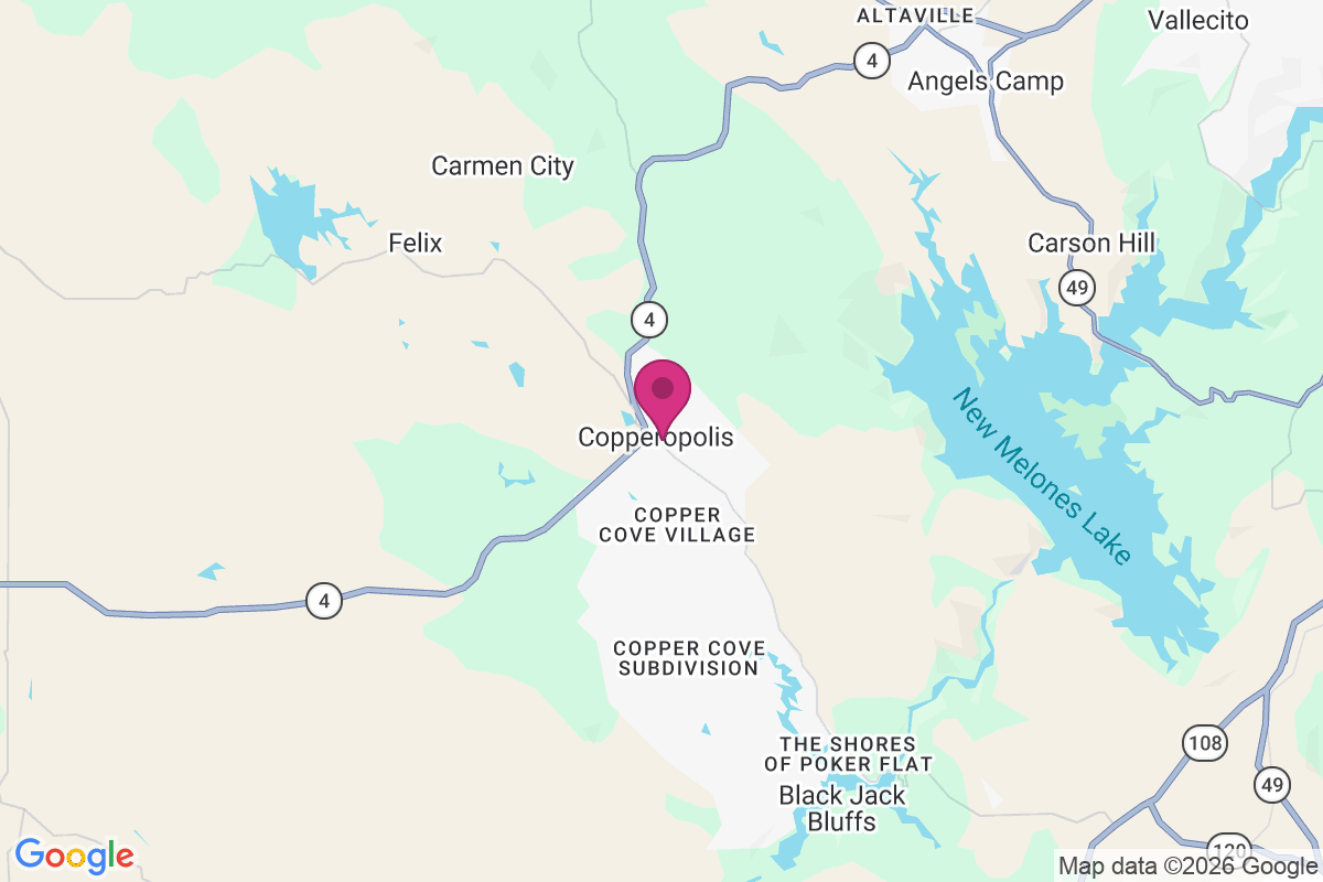 Copperopolis map