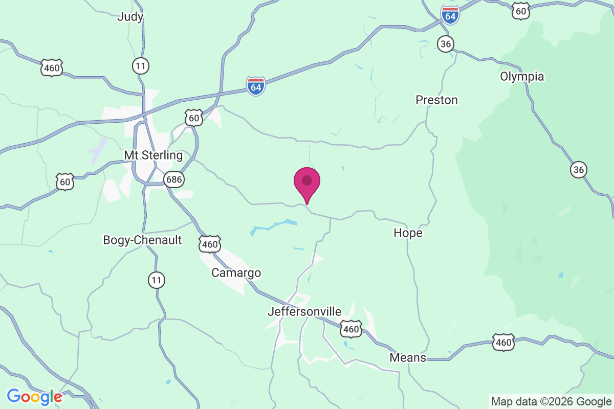 Upper Spencer map