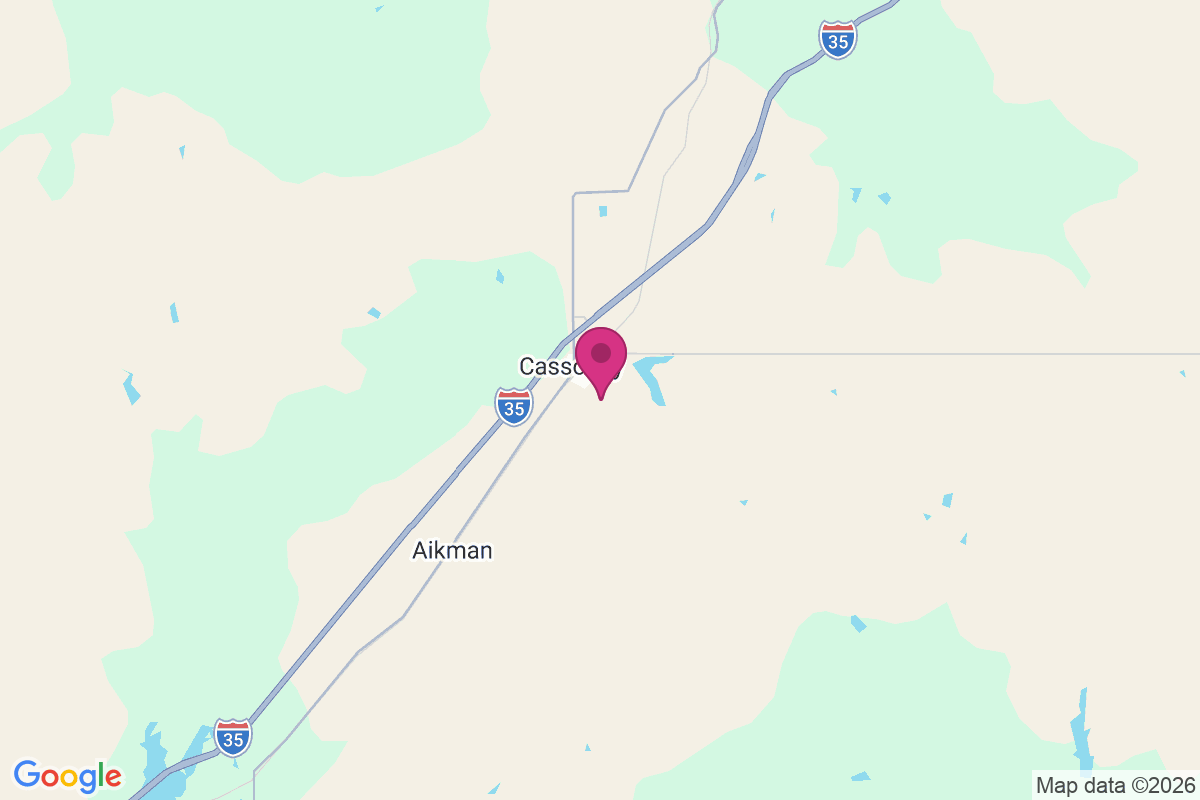 Cassoday map
