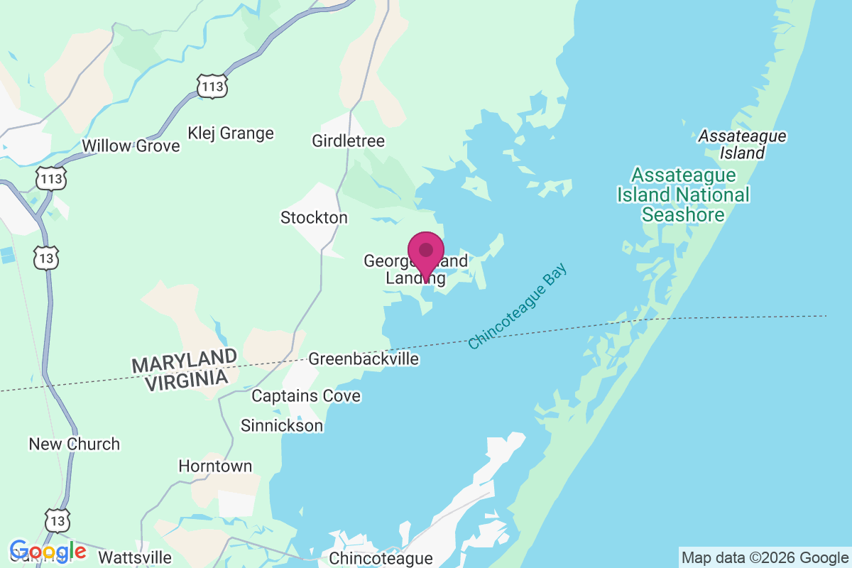 George Island Landing map