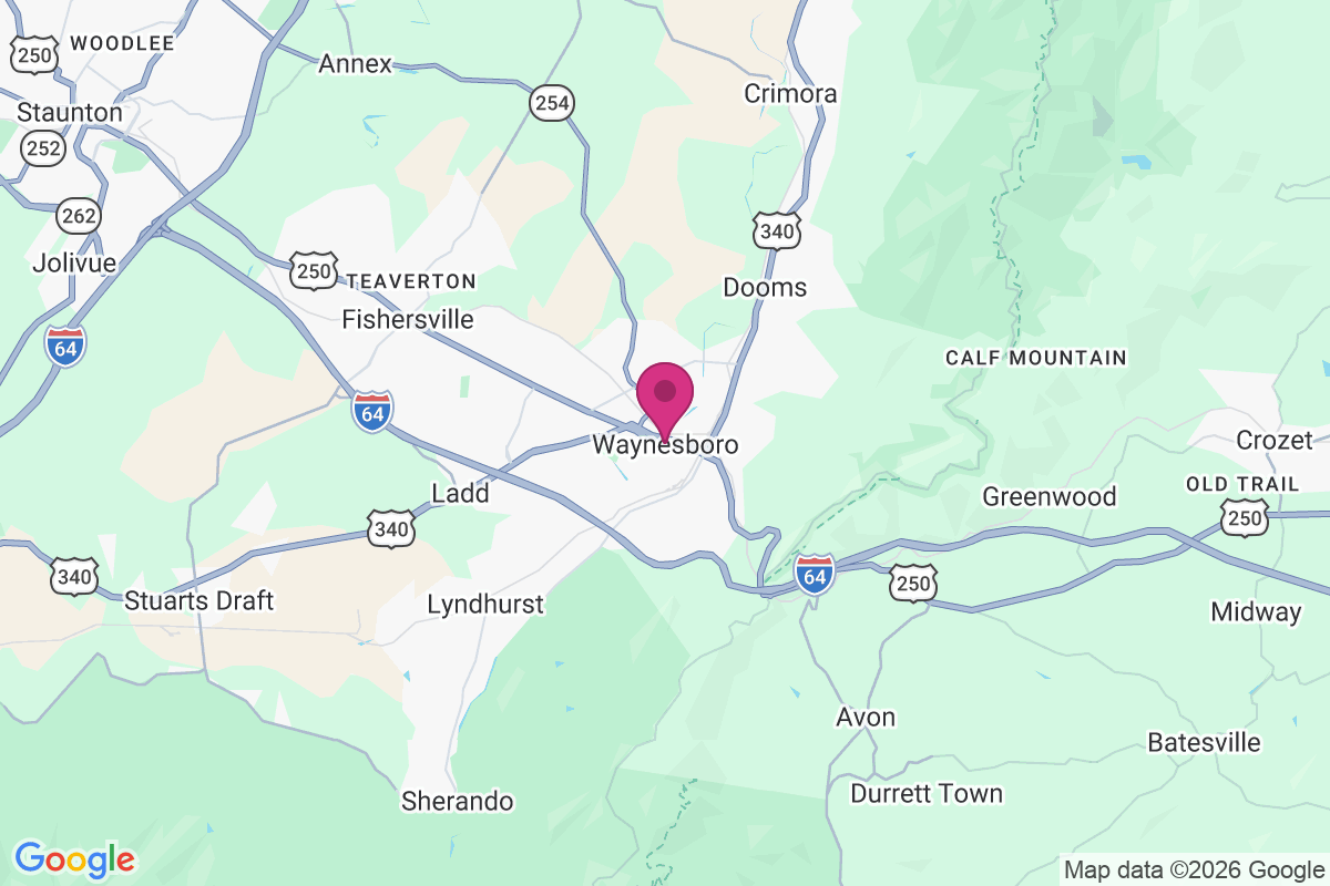 Waynesboro map