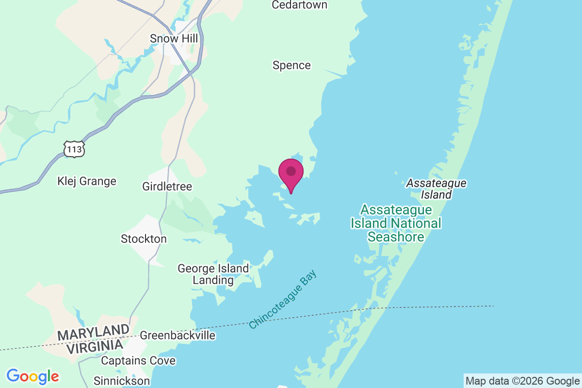 Duers Neck Landing map