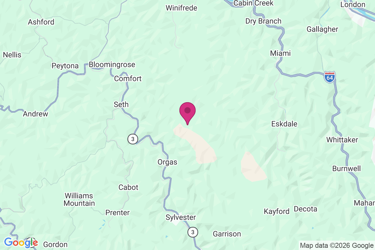 Joes Creek map