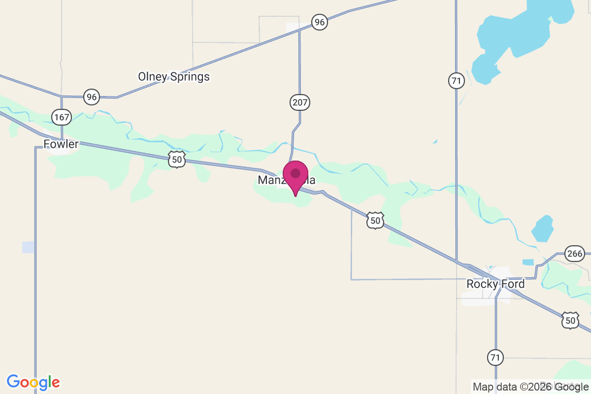 Manzanola map