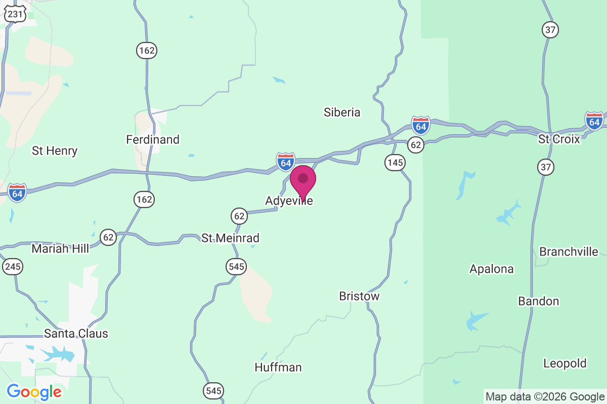 Adyeville map