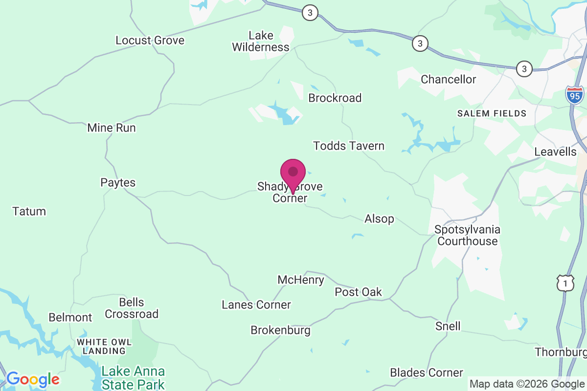 Shady Grove Corner map