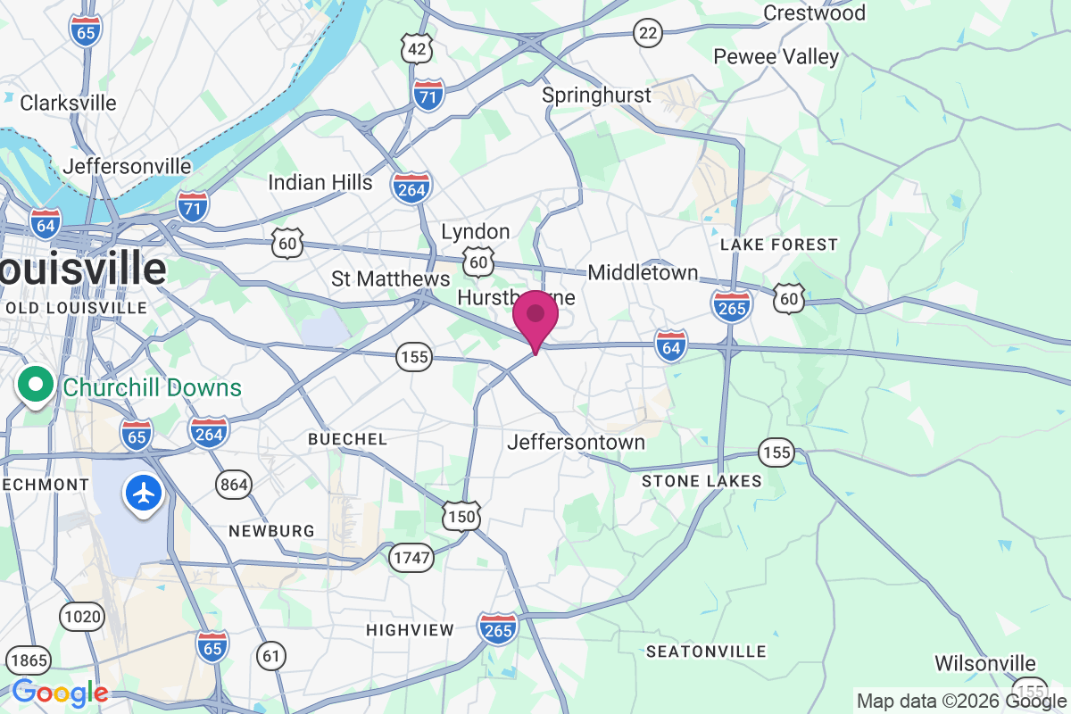 Hurstbourne Acres map