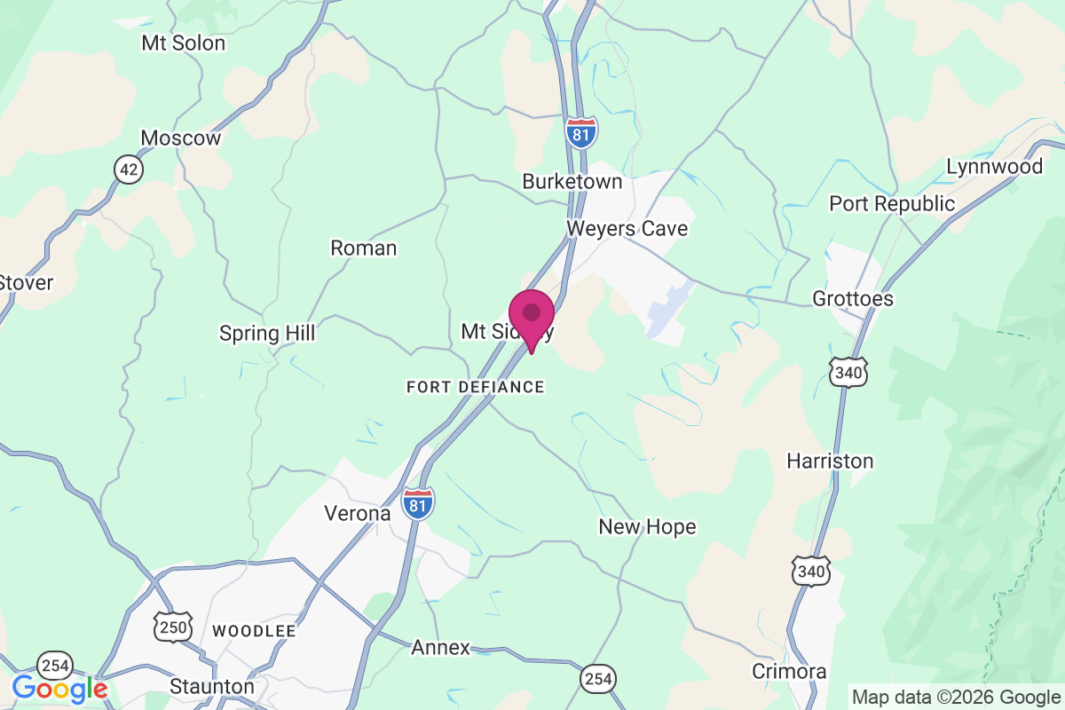 Mount Sidney map