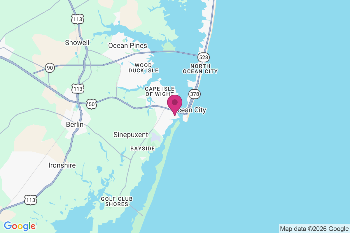 West Ocean City map