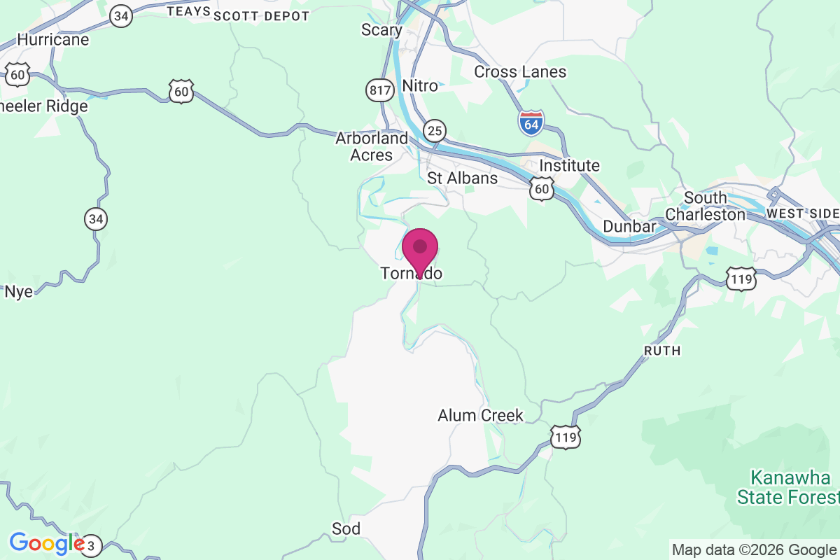 Upper Falls map