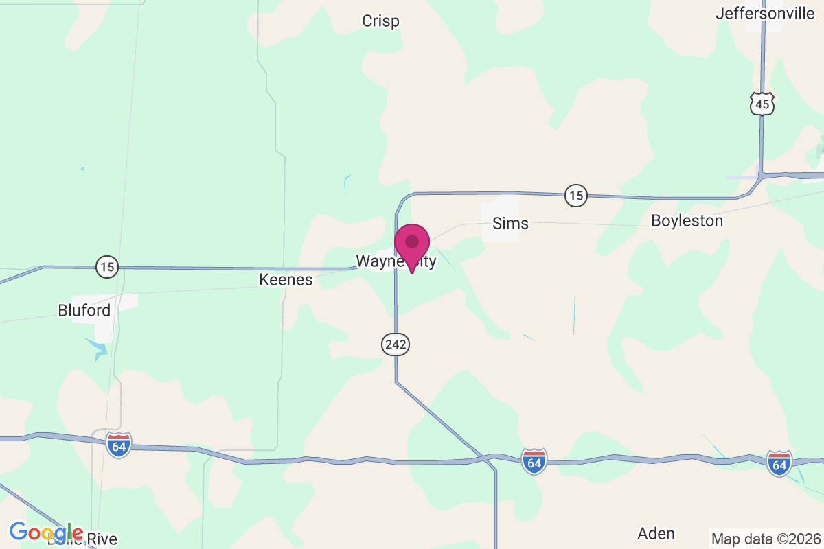 Wayne City map