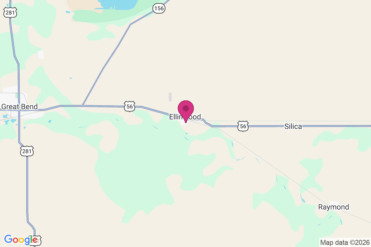 Ellinwood map