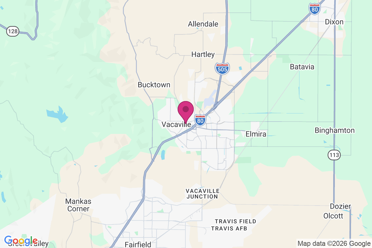 Vacaville map
