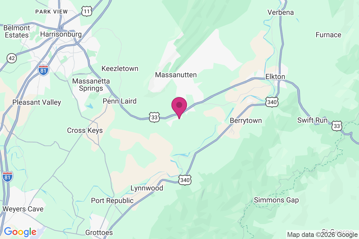 Mc Gaheysville map