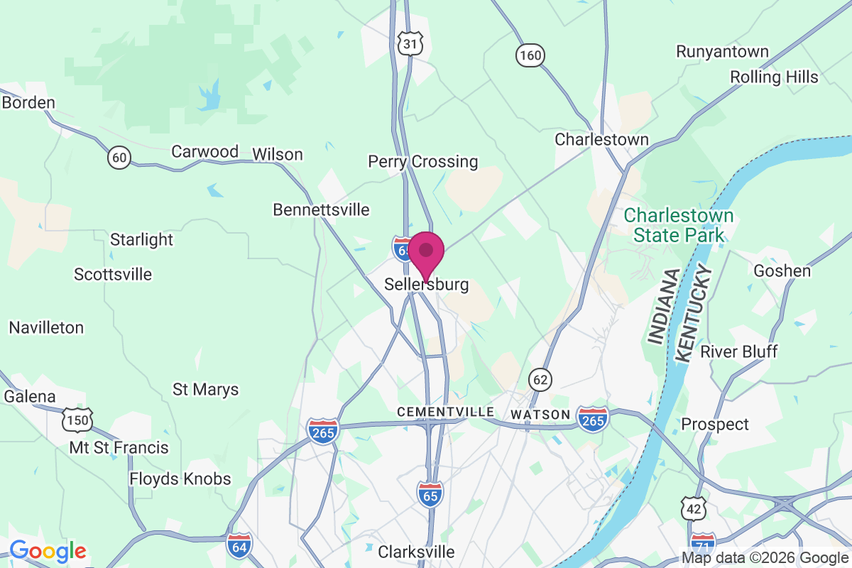 Sellersburg map