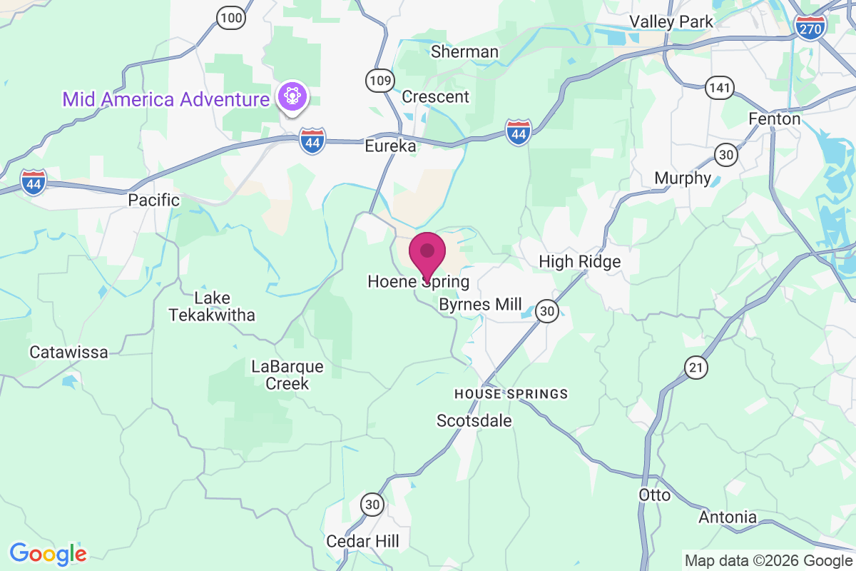 Hoene Spring map