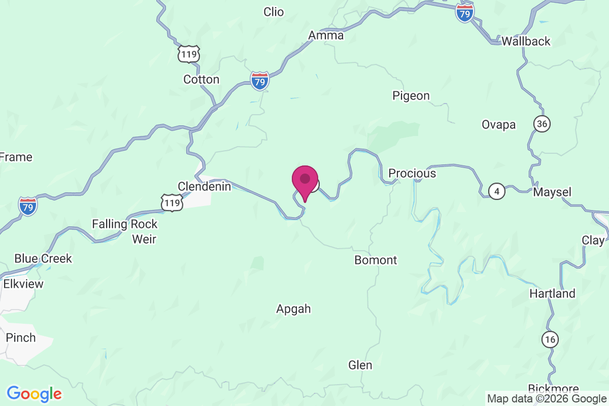 Barren Creek map