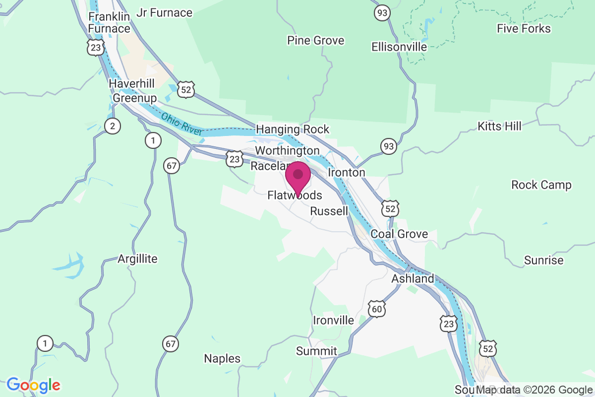 Flatwoods map