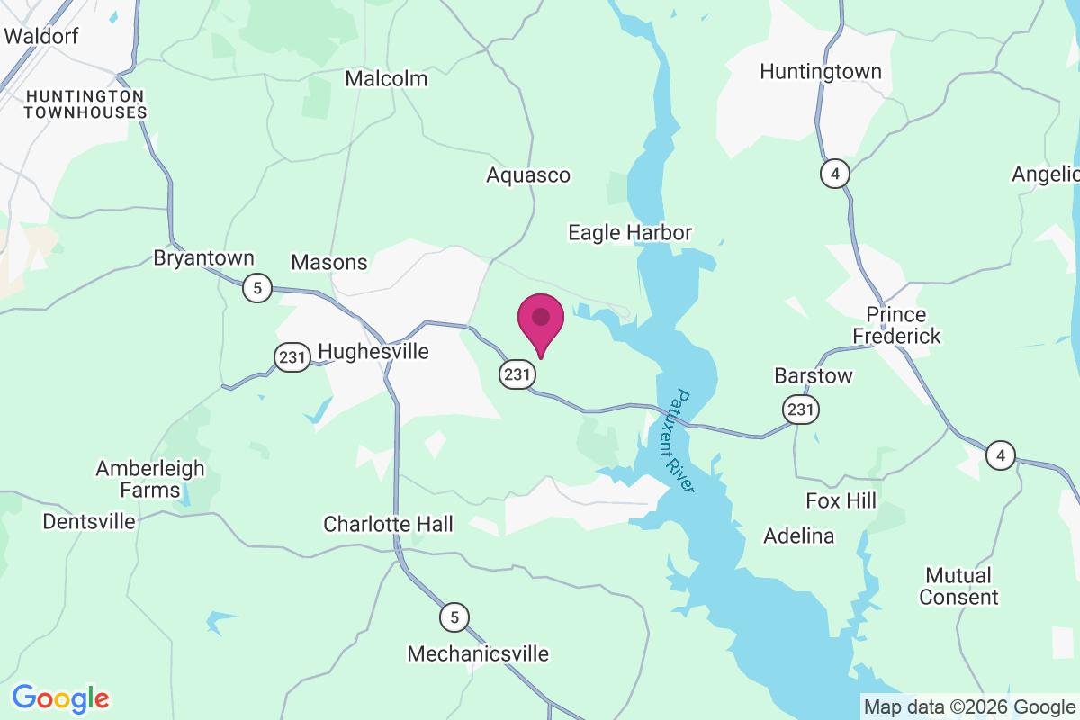 Teagues Point map