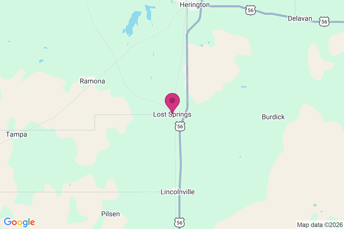 Lost Springs map