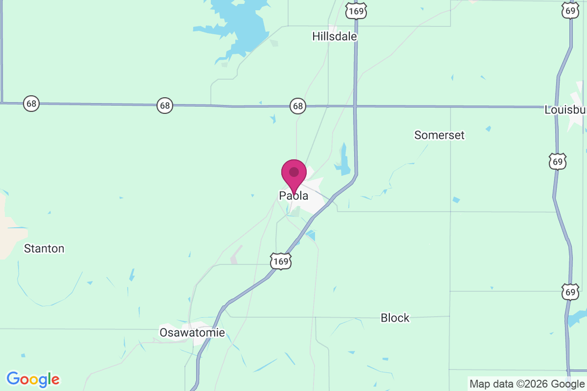Paola map