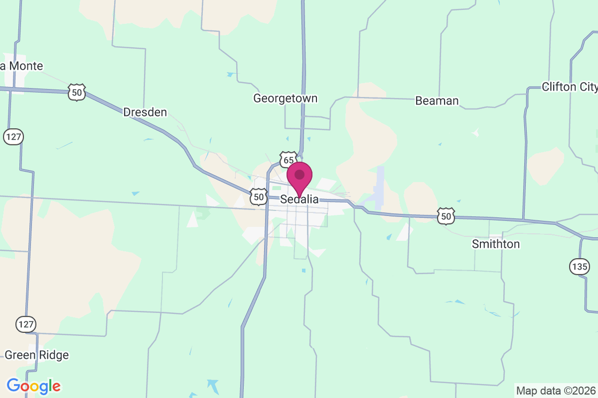 Sedalia map