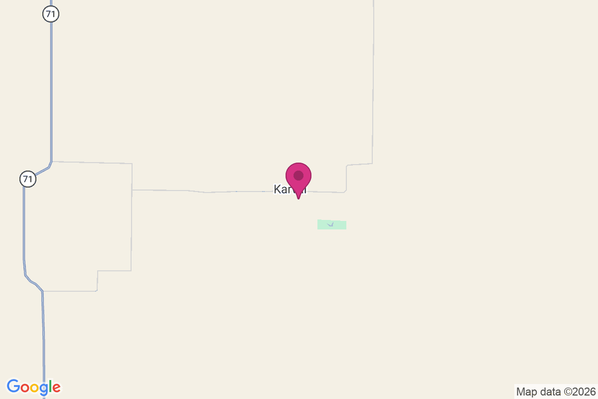 Karval map
