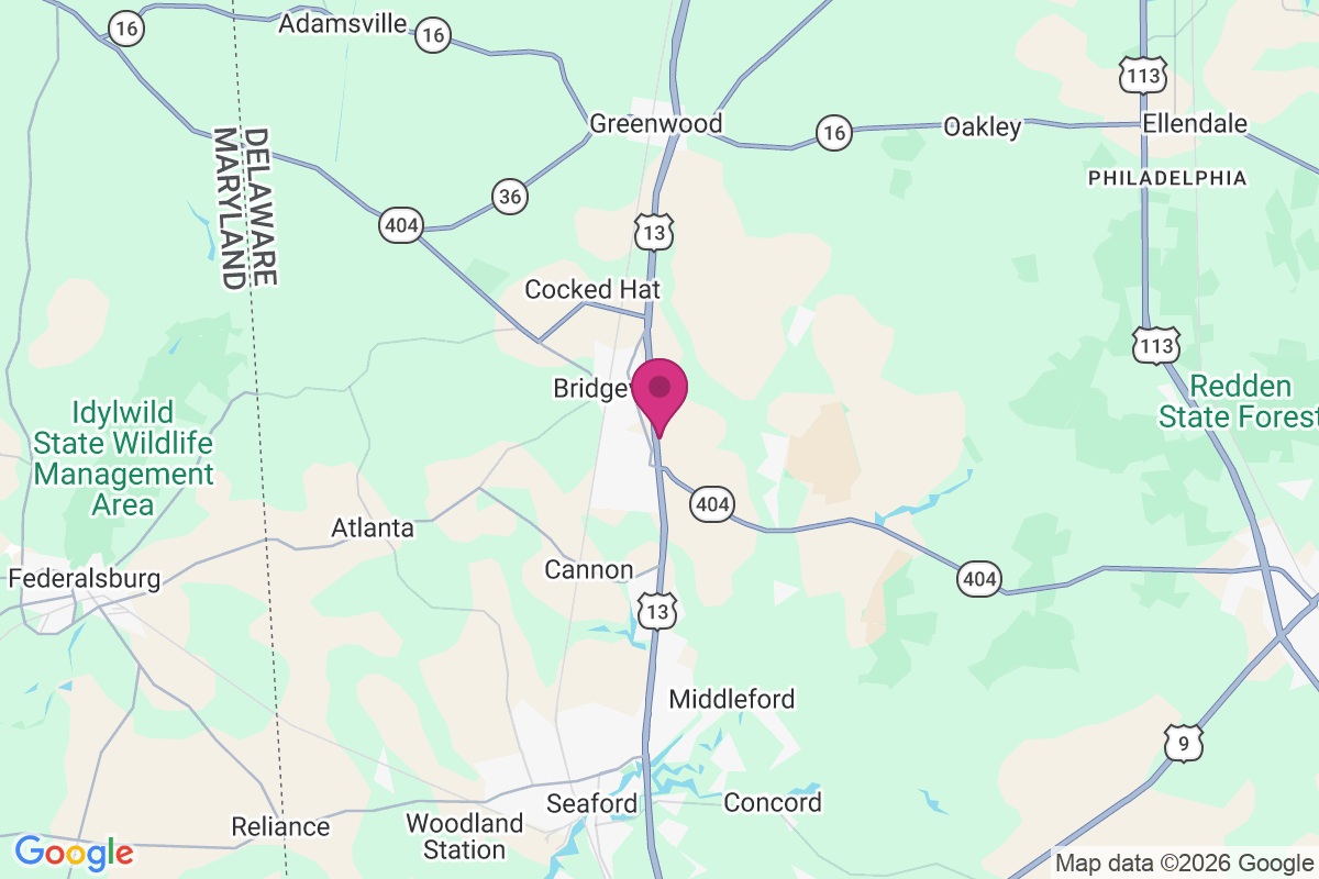 Bridgeville Manor map
