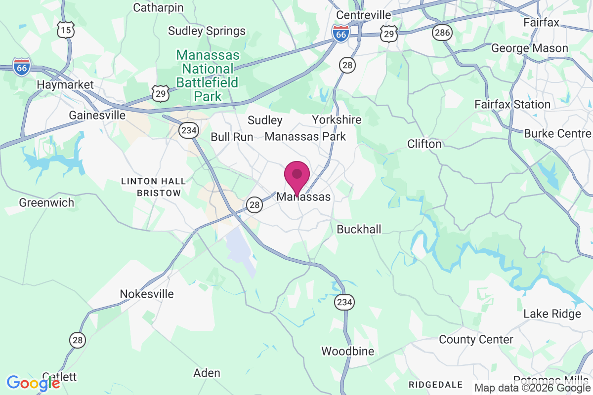 Manassas map
