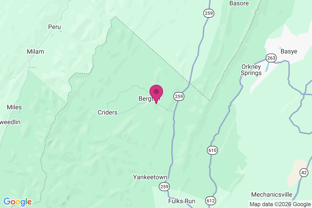 Bergton map