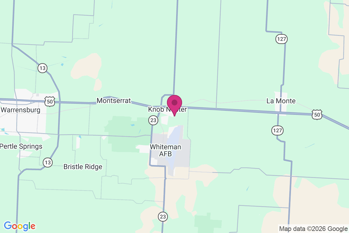 Knob Noster map
