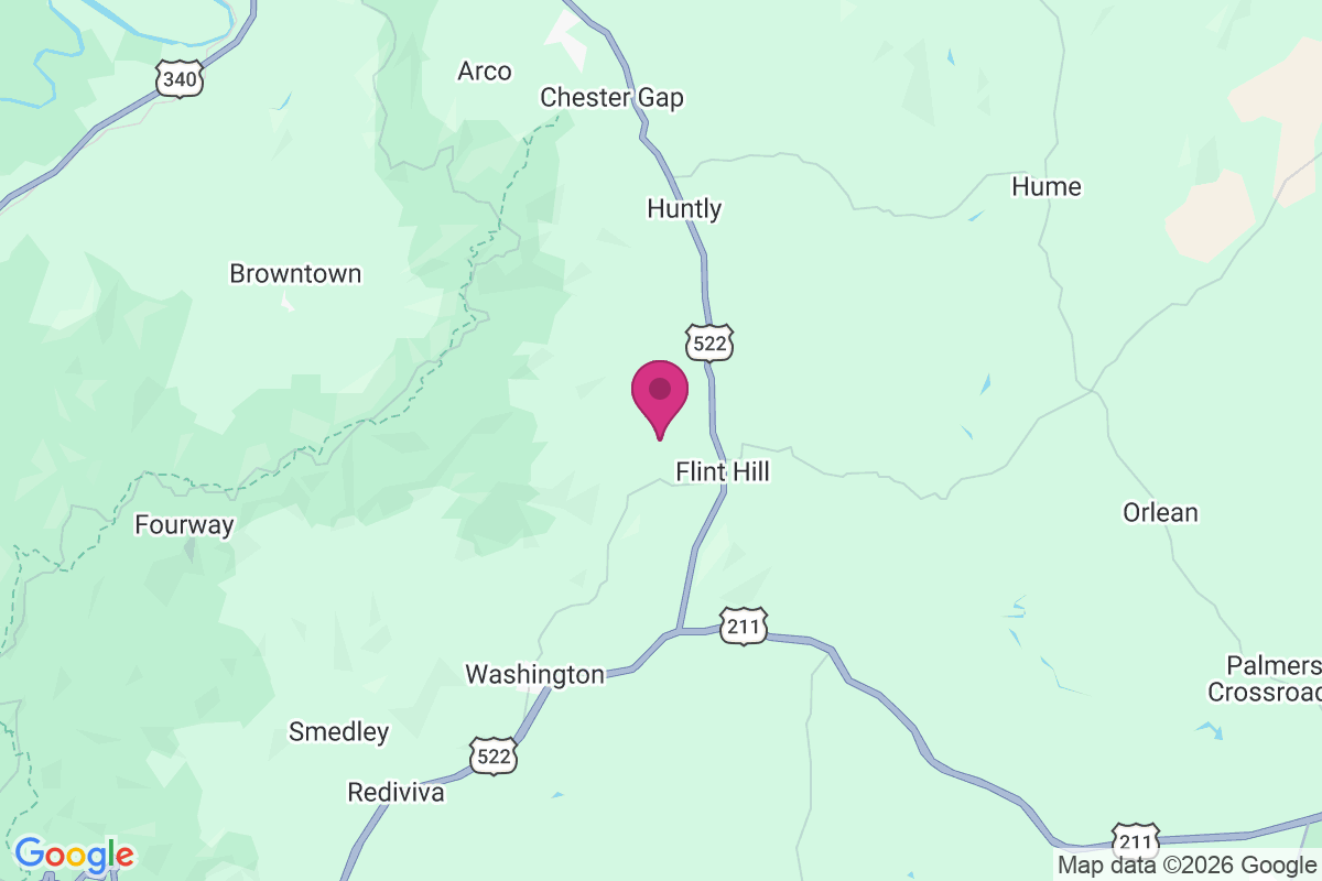 Shenandoah Homesteads Project map