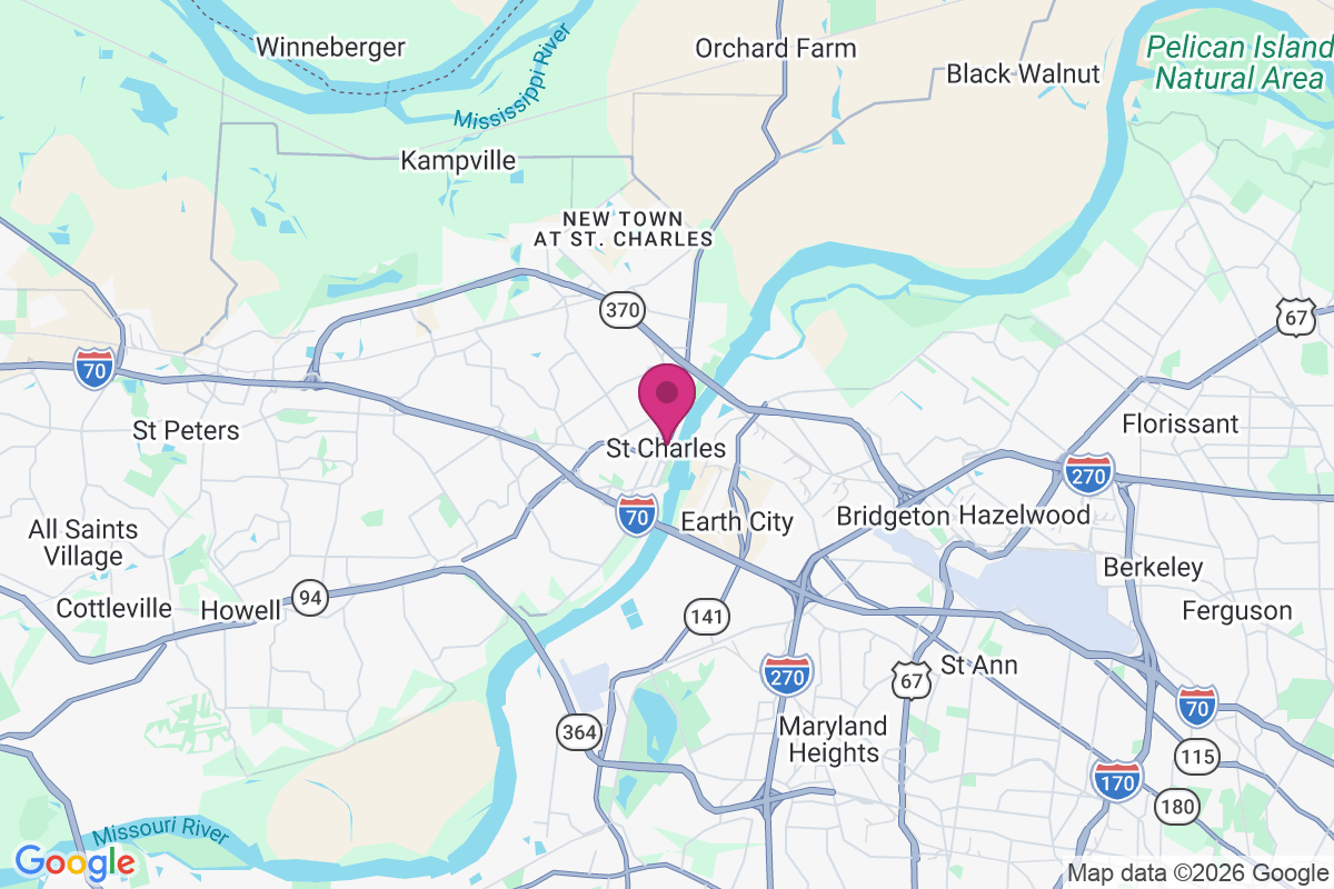 Saint Charles map