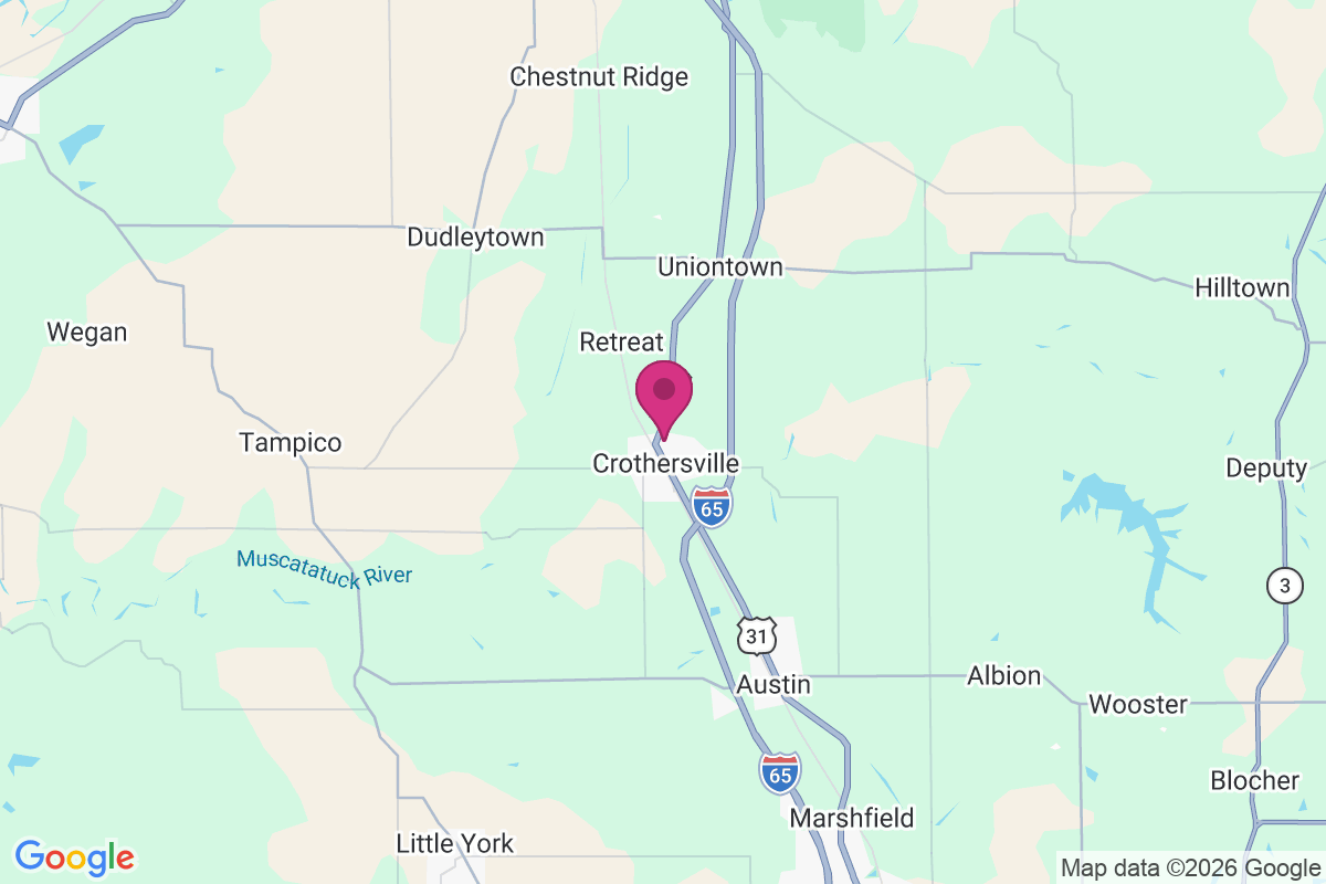 Crothersville map