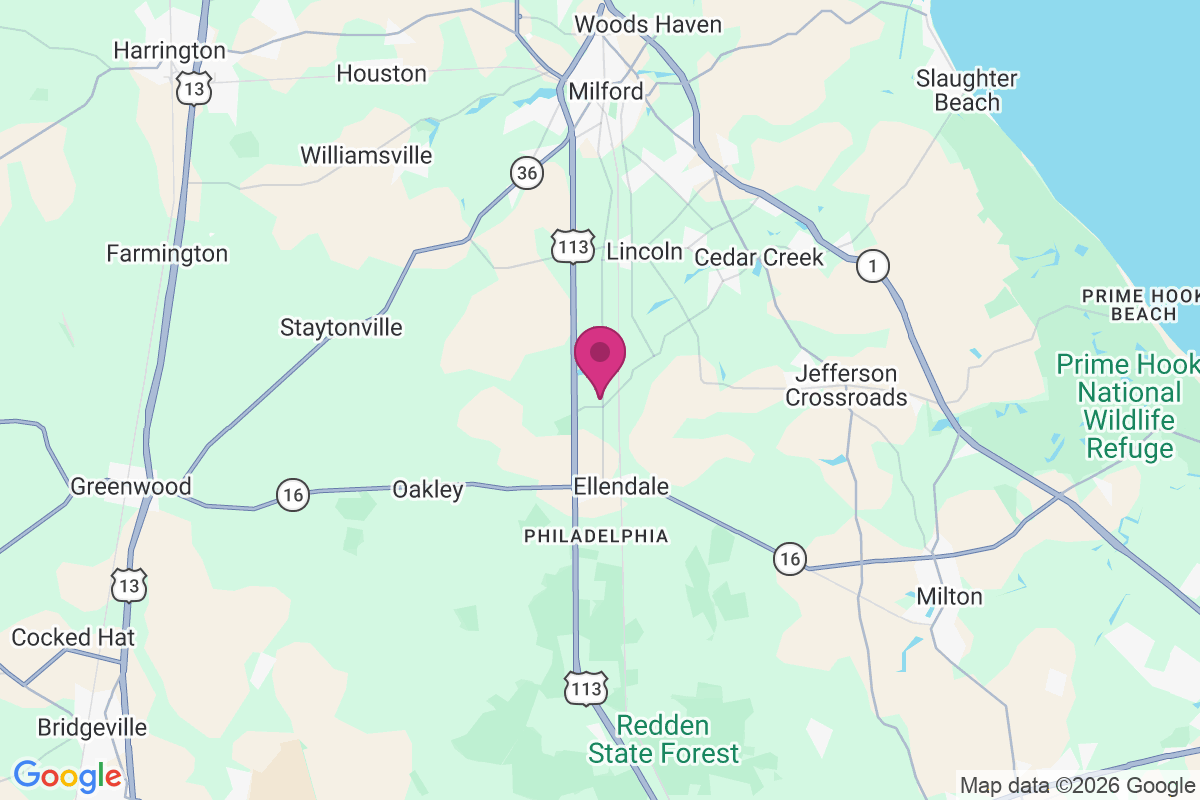 Sussex Woods map