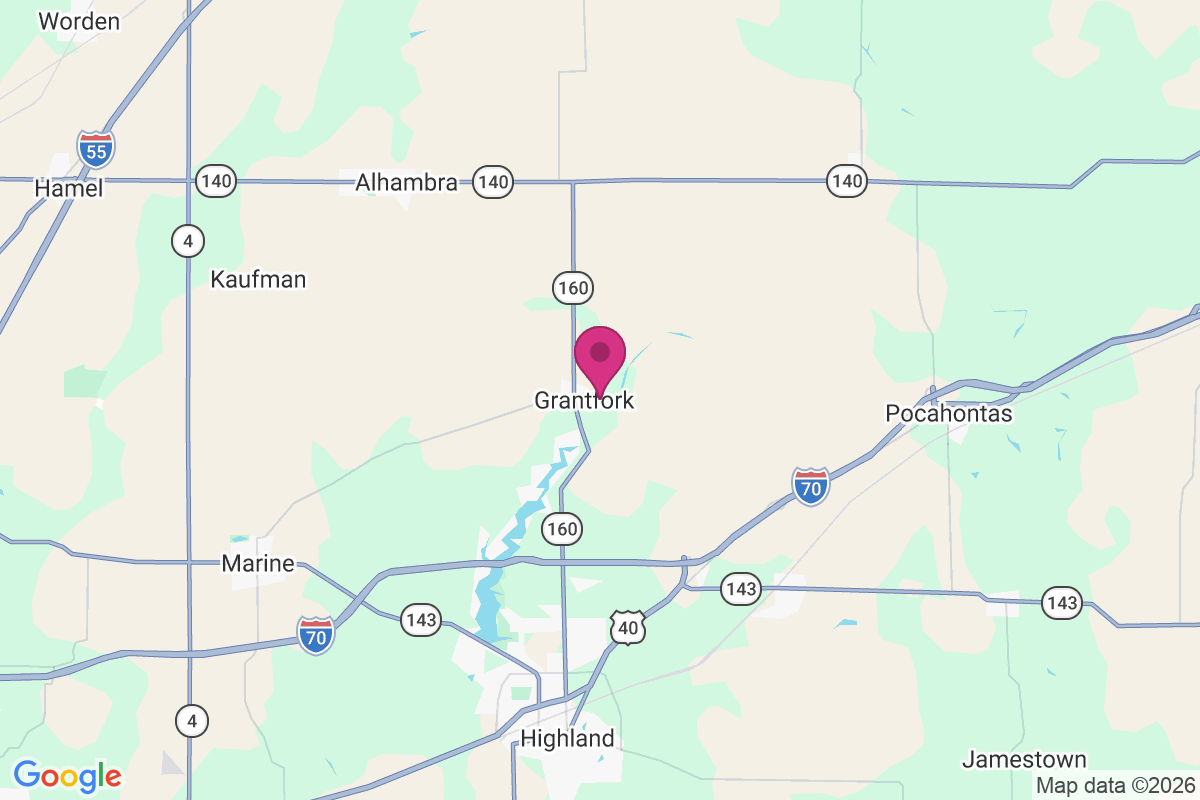 Grantfork map