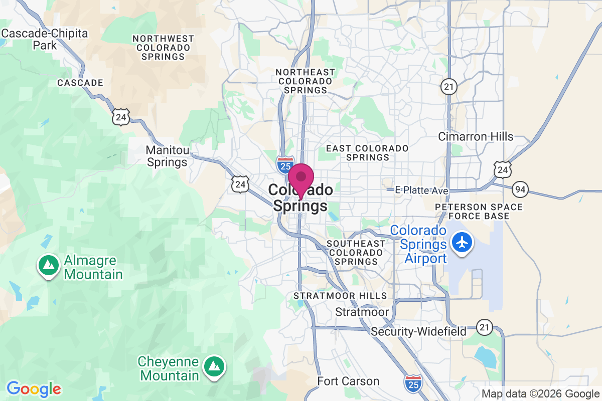 Colorado Springs map