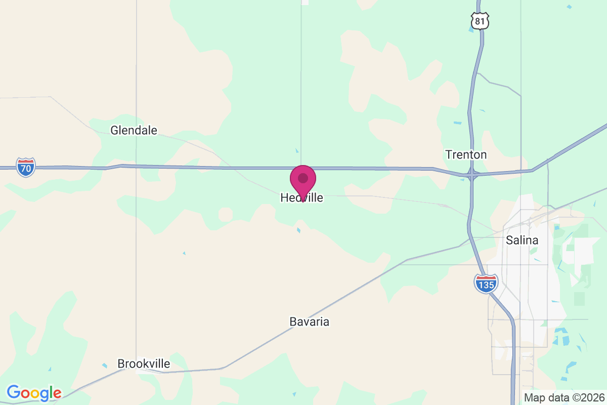 Hedville map