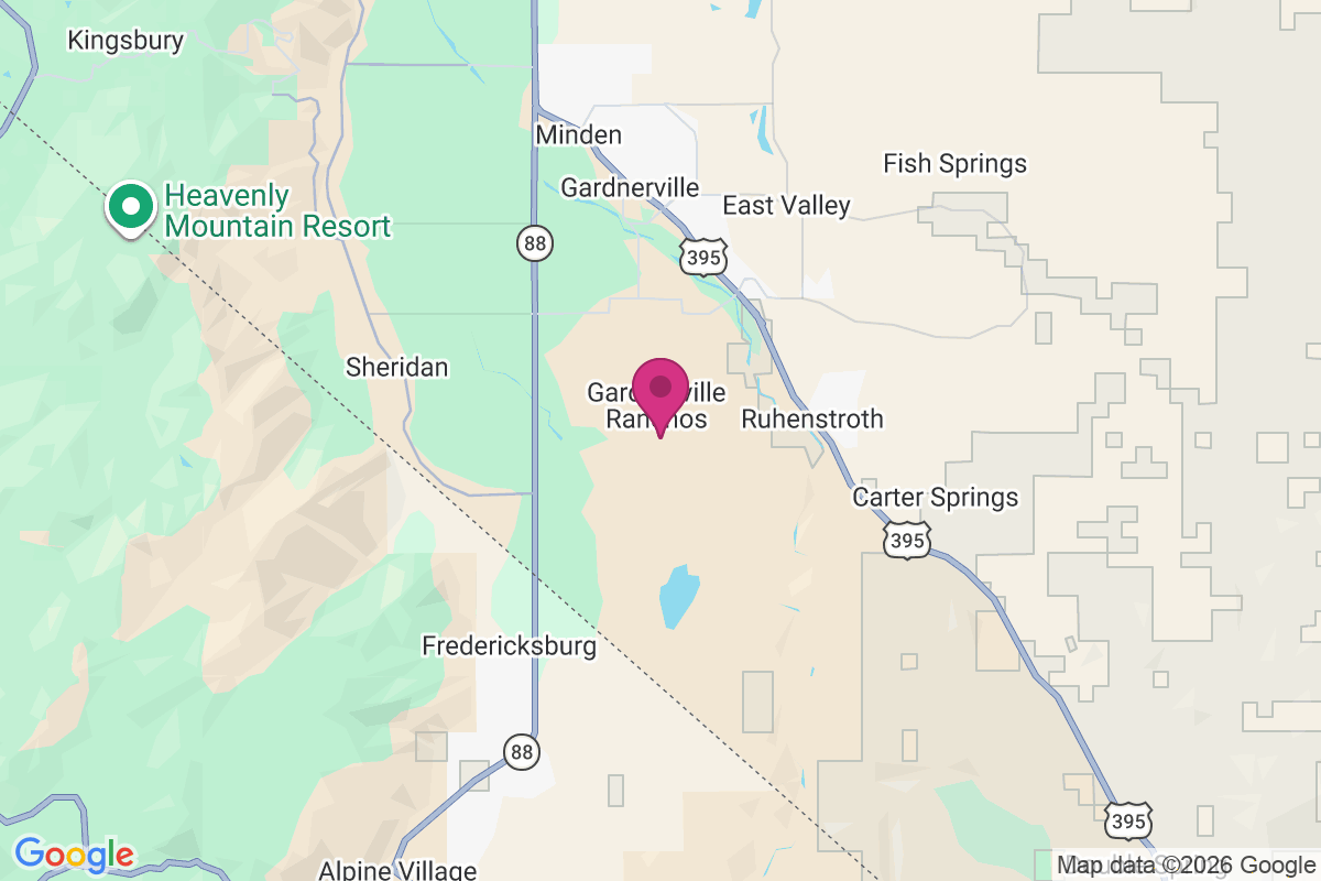 Gardnerville Ranchos map