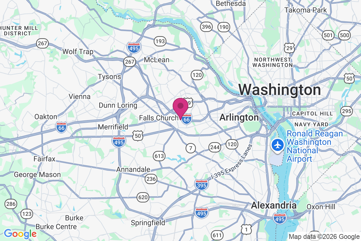 East Falls Church map