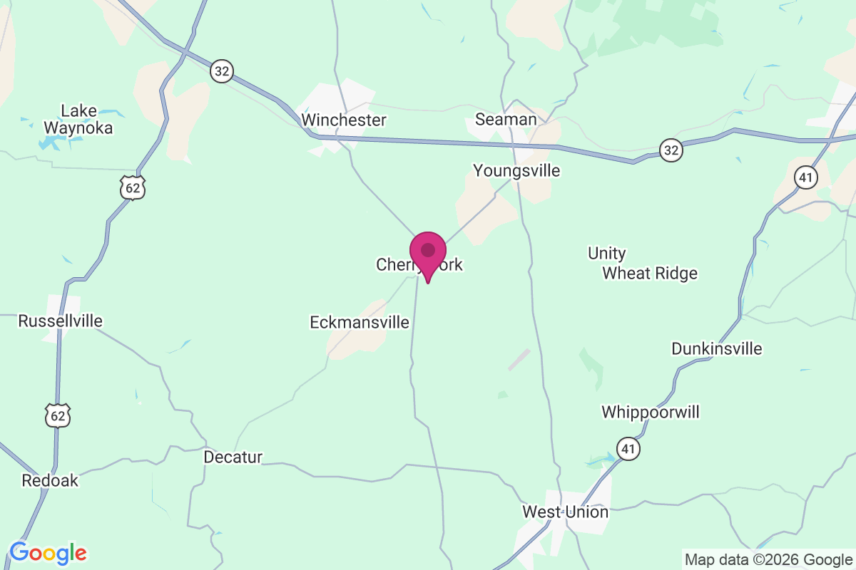 Cherry Fork map