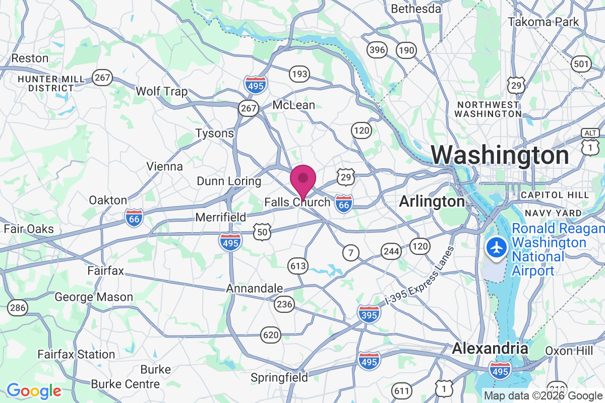Falls Church map