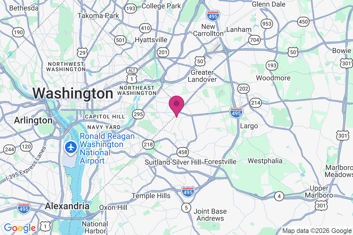Capitol Heights map